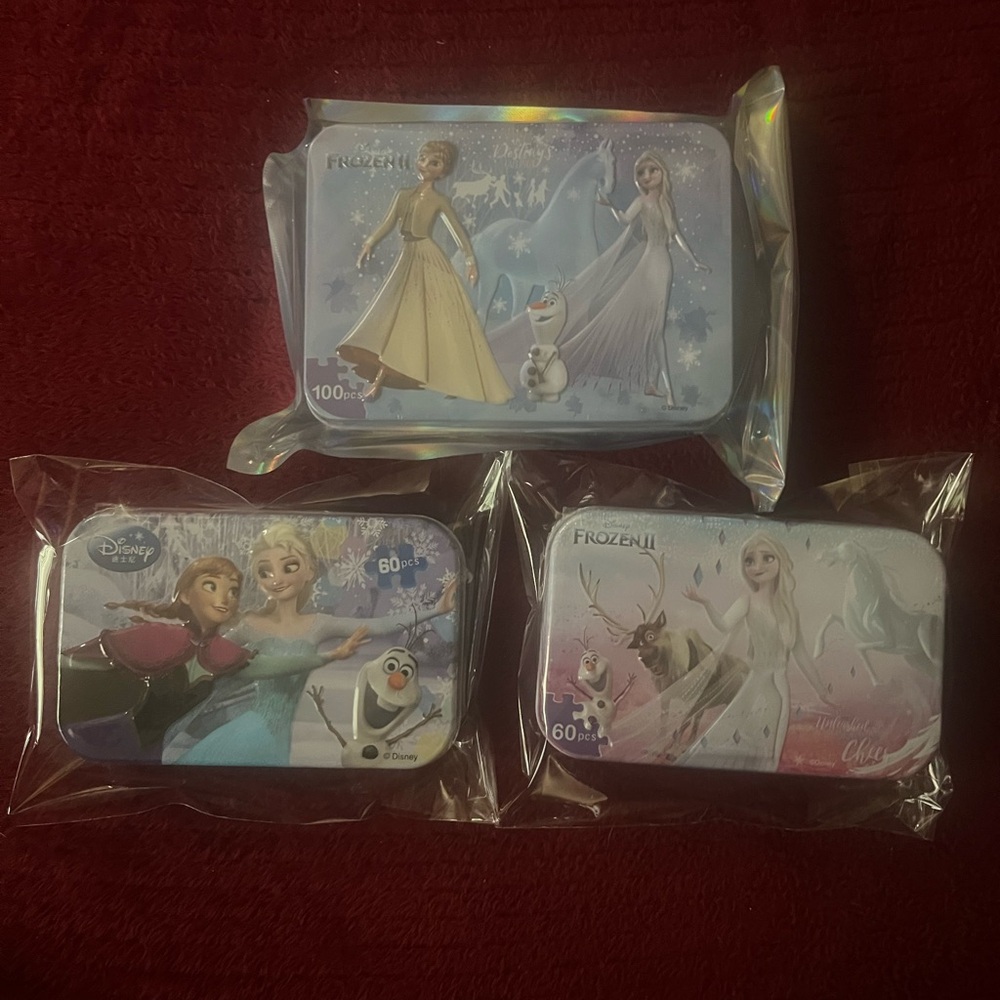 Disney Frozen Puzzle Bundle of Three